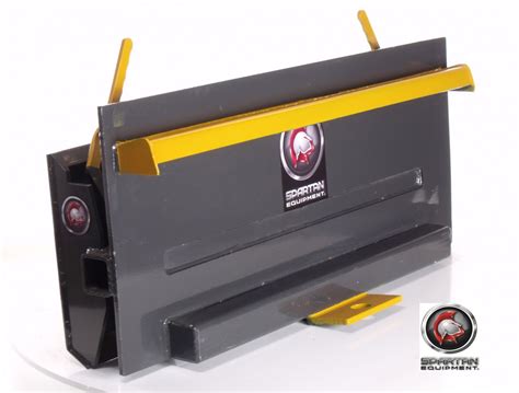 mustang skid steer single pin to universal skid steer mounting|CID Mustang Adapter Plate .